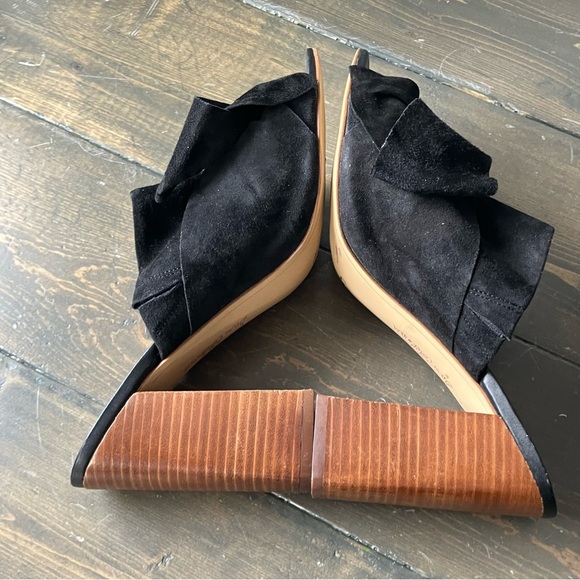 Sam Edelman Mules 10 Women’s Brown Black Yumi Bow Casual Slip-on Summer Boho - Picture 6 of 9